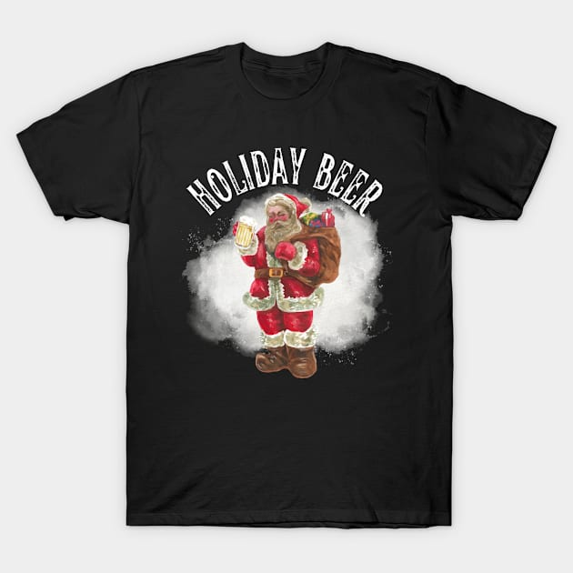 Christmas Beer T-Shirt by edub gifts